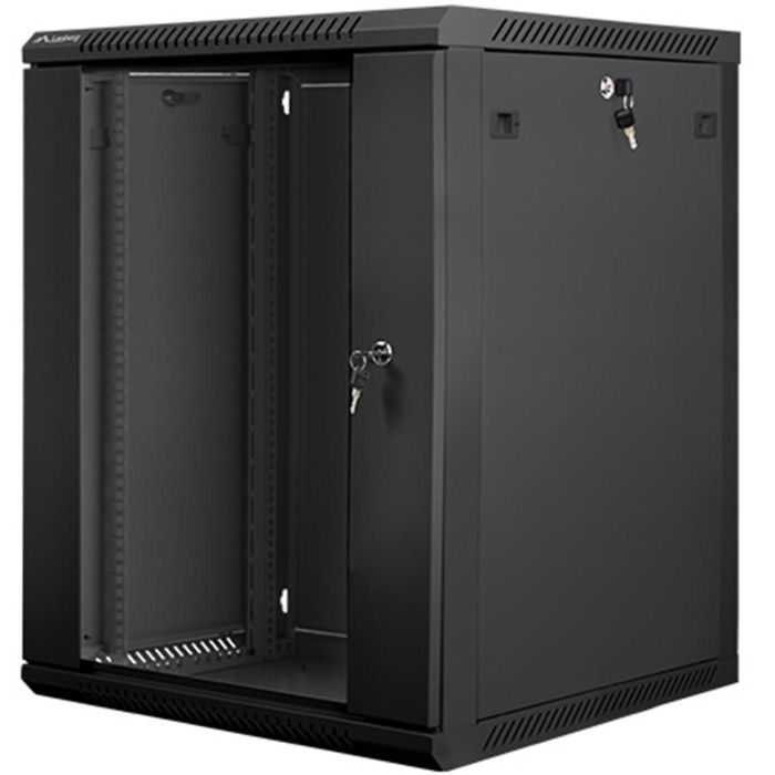 Lanberg WF01-6615-10B Armario Montaje en Pared 15U 600x600x774 mm Autoensamblaje, Negro, IP20, Máx. 60kg 6