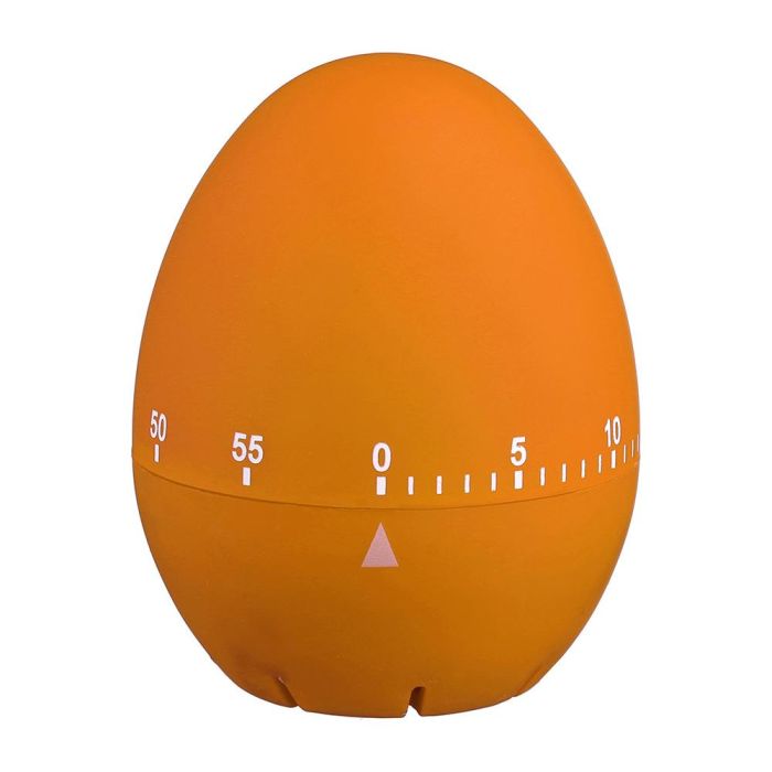 Collections Colors Temporizador de cocina tipo huevo con tacto de goma, Ø7,5 cm, Colores surtidos 4