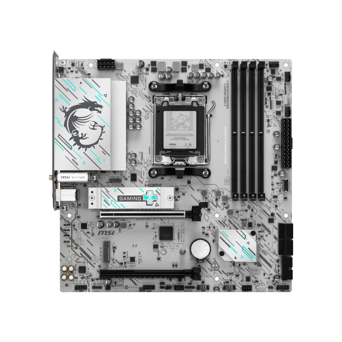 MSI B840M GAMING PLUS WIFI6E 911-7E77-003 Placa base micro ATX AMD B840 Zócalo AM5 DDR5 Wi-Fi 6E para Ryzen 7000/8000/9000