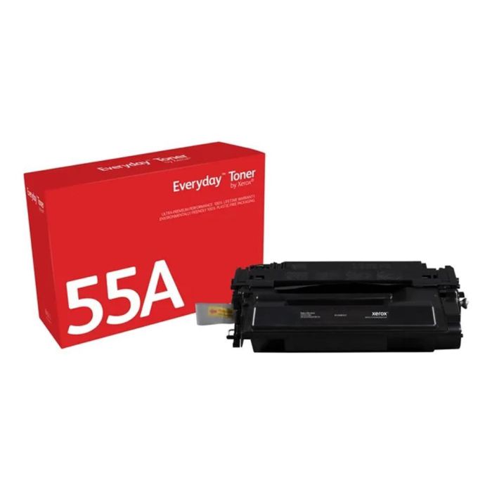 Xerox 006R03627 Tóner Compatible HP 55A CE255A Negro para Impresoras LaserJet P3011 P3015