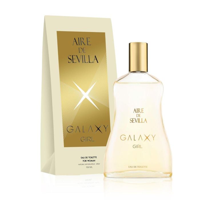 Aire Sevilla Galaxy Girl Eau de Toilette para Mujer Vaporizador 150 ml. Fragancia cítrica, floral, amaderada, oriental, ámbar. 1 Aire Sevilla Galaxy Girl Eau de Toilette para Mujer Vaporizador 150 ml. Fragancia cítrica, floral, amaderada, oriental, ámbar. 1