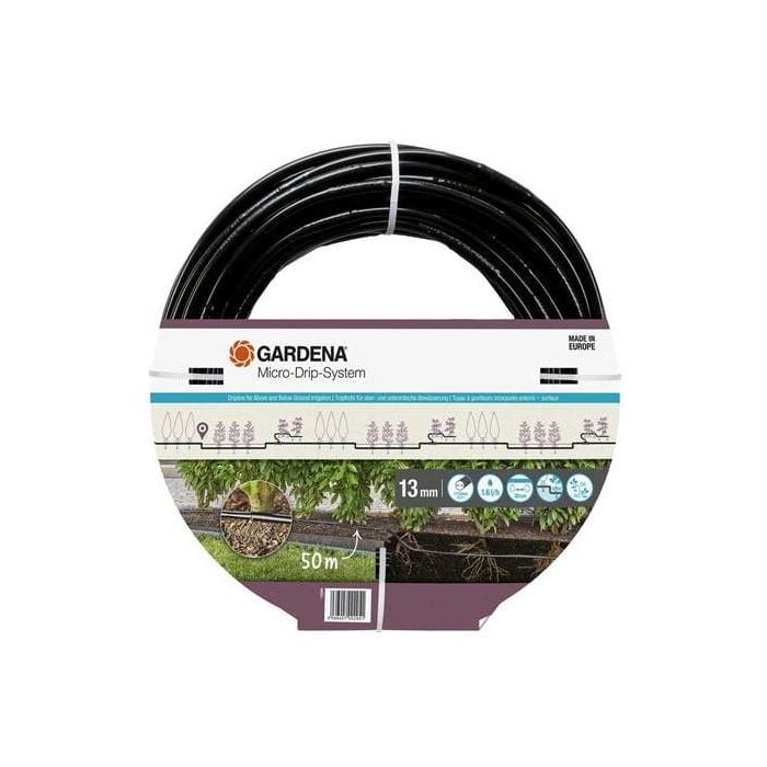 Gardena MDS Tropfrohr 1.6 l/h. ober-/unterirdi Verlegu 50 m 0 Gardena MDS Tropfrohr 1.6 l/h. ober-/unterirdi Verlegu 50 m 0