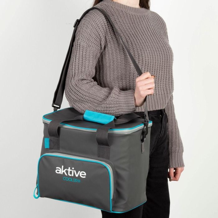 Nevera Portátil Aktive 20 L 32 x 28 x 23 cm Negro (4 Unidades) 2 Nevera Portátil Aktive 20 L 32 x 28 x 23 cm Negro (4 Unidades) 2