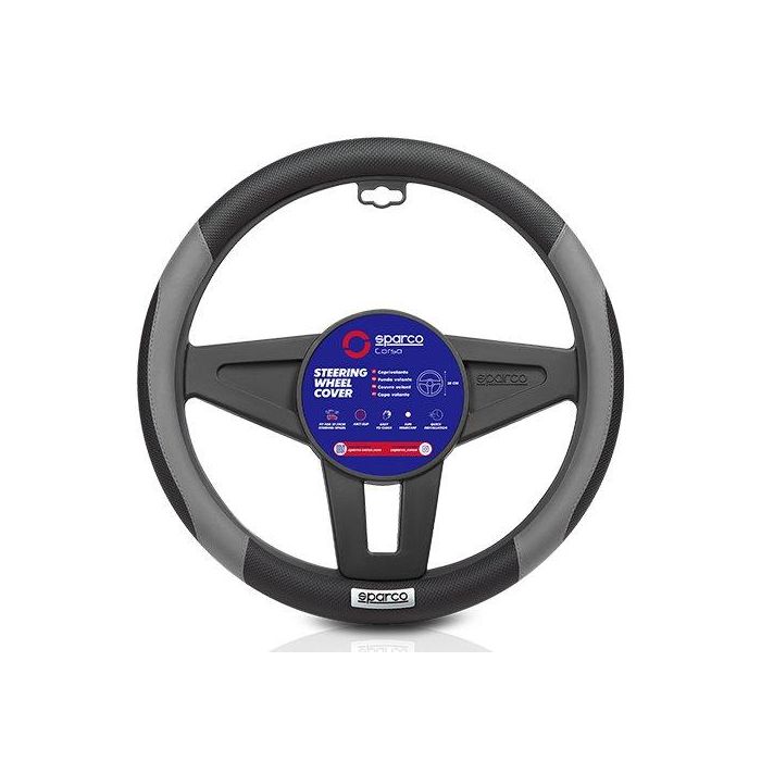 Sparco SPC1113GR Funda Volante Negro-Gris 1