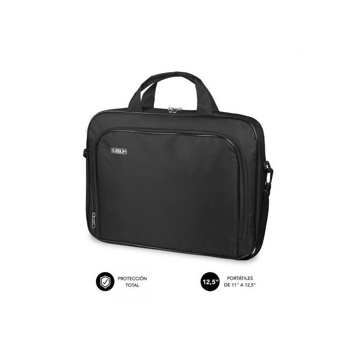 SUBBLIM Maletín Ordenador Oxford Laptop Bag 11-12,5" Black