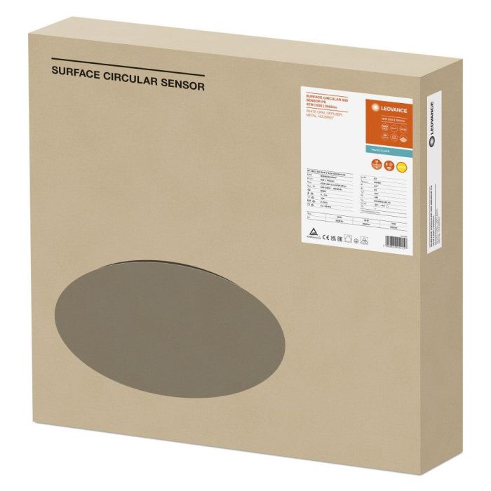 Ledvance LVE-4099854042157 Aplique LED Techo/Pared Sensor IP44 con Potencia Seleccionable 42/30/19W 3500/2500/1500Lm 3000K 1 Ledvance LVE-4099854042157 Aplique LED Techo/Pared Sensor IP44 con Potencia Seleccionable 42/30/19W 3500/2500/1500Lm 3000K 1