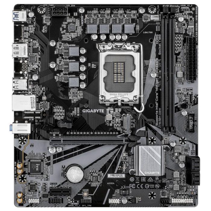 Gigabyte H610M D3W Placa Base Socket 1700 DDR5 PCIe 4.0 Micro ATX para Procesadores Intel 14ª/13ª/12ª Gen 1 Gigabyte H610M D3W Placa Base Socket 1700 DDR5 PCIe 4.0 Micro ATX para Procesadores Intel 14ª/13ª/12ª Gen 1