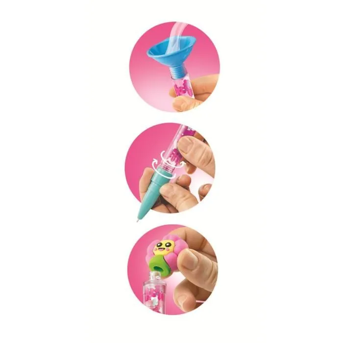 Clementoni 8005125187904 Mini taller de bolígrafos Crea tus bolígrafos Tema tropical A partir de 6 años 2