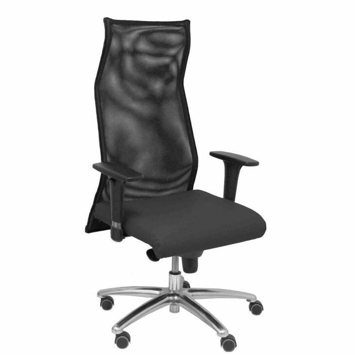 PIQUERAS Y CRESPO Sillon Sahuco XL similpiel negro hasta 160kg PIQUERAS Y CRESPO Sillon Sahuco XL similpiel negro hasta 160kg