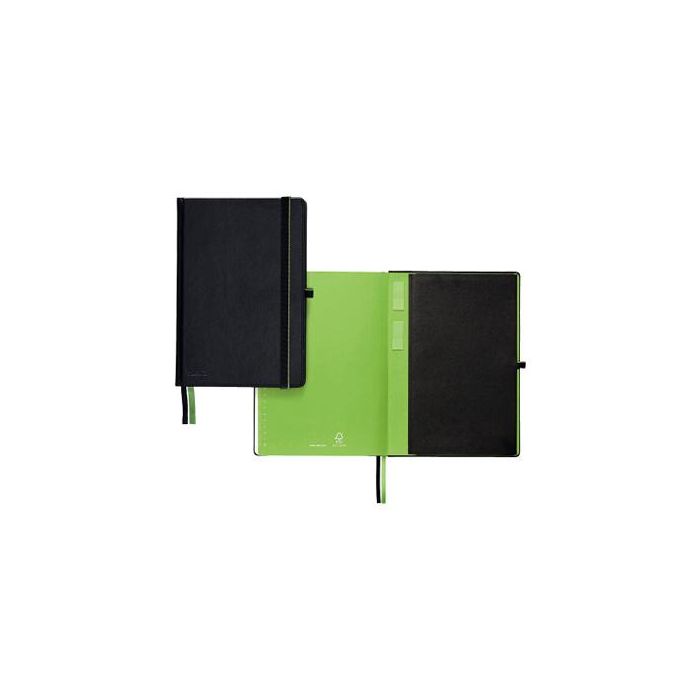 Cuaderno Con Gomilla Leitz Complete Tapa Dura Din A4 80 Hojas Cuadro 5 mm Color Negro 10