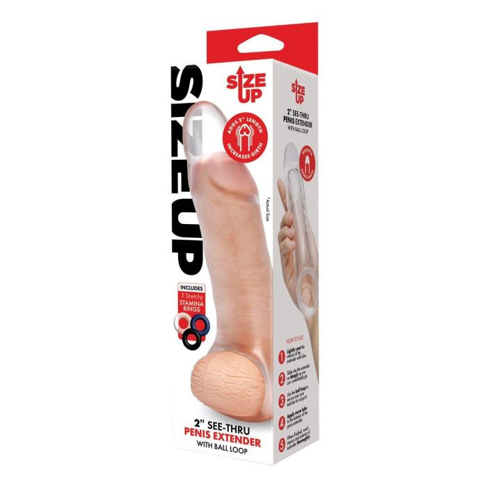 Funda para pene Size Up Ø 4 cm 20,3 cm 1