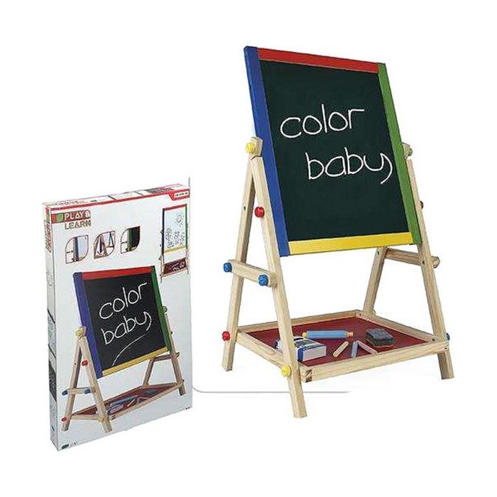 Pizarra de Doble Cara Colorbaby Accesorios 65 x 38 cm