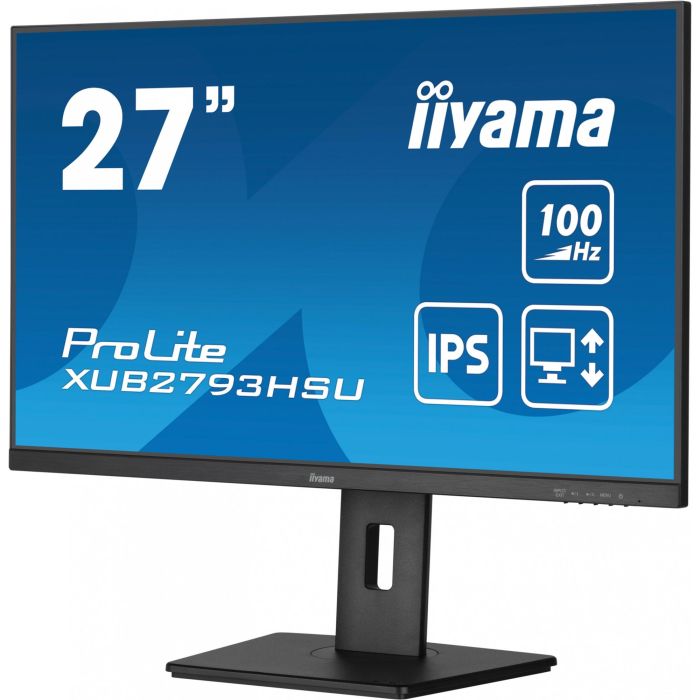 iiyama ProLite XUB2793HSU-B6 Monitor 27" (68.6cm) FHD 1920x1080 IPS 100Hz 1ms Negro Altavoces HDMI DP VESA 7 iiyama ProLite XUB2793HSU-B6 Monitor 27" (68.6cm) FHD 1920x1080 IPS 100Hz 1ms Negro Altavoces HDMI DP VESA 7