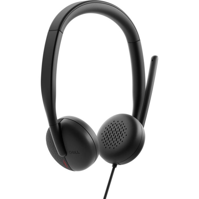 Dell Wh3024 Auriculares Profesionales Cableados USB-C con Micrófono Cancelación Ruido para PC Mac Teams Zoom y Adaptador USB-A Negro 1