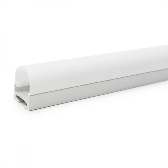 Greenice Perfil Aluminio Curvado LLE-ALP027 para Tira LED Techo/Colgante con Difusor Opal x 2M 2
