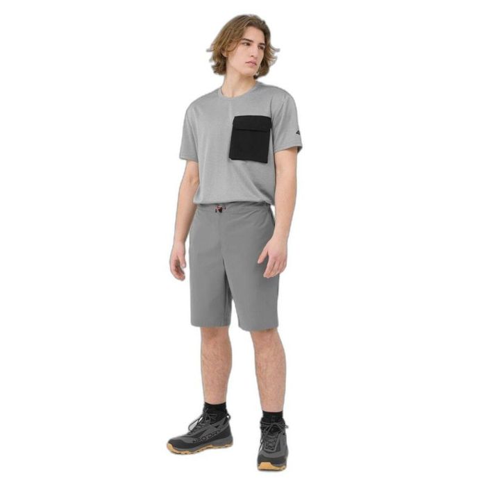 Camiseta de Manga Corta Hombre 4F Fnk M200 Gris 4
