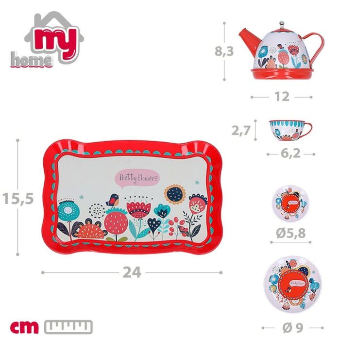 Juego de Té Colorbaby My Home Juguete 15 Piezas (6 Unidades) 1