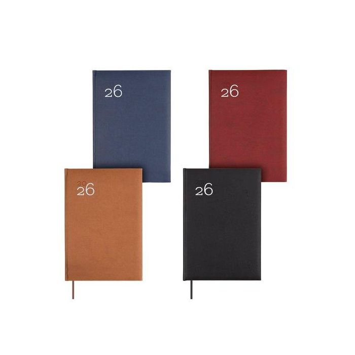 Agenda Anual (2026) Finocam Dynamic Milano Cosida Tapa Acolchada Y11 165X240 S/V Surtido De 5