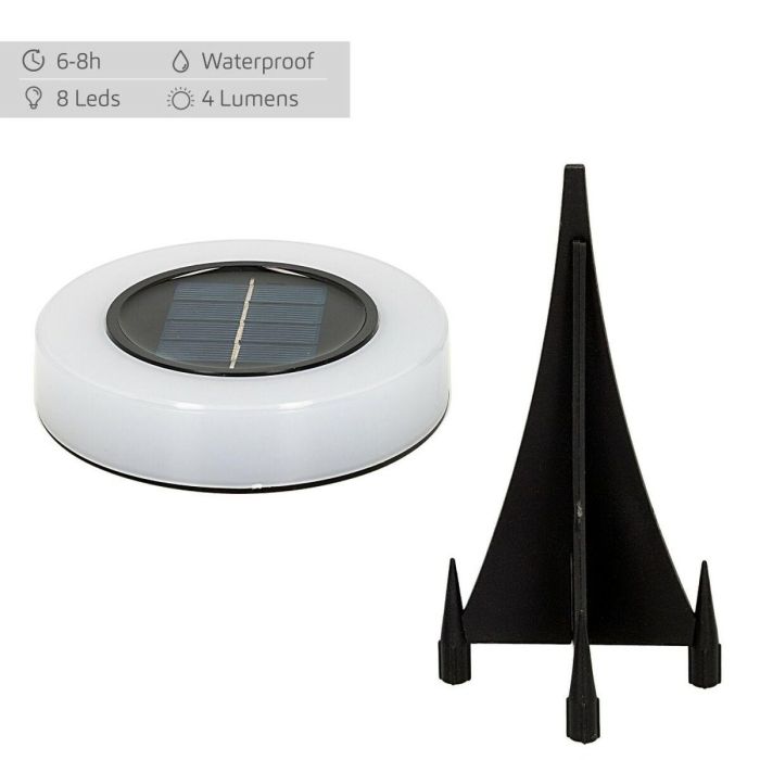 Set de estacas solares de jardín Aktive 4 Piezas ABS 10,5 x 12,5 x 10,5 cm (6 Unidades) 2 Set de estacas solares de jardín Aktive 4 Piezas ABS 10,5 x 12,5 x 10,5 cm (6 Unidades) 2