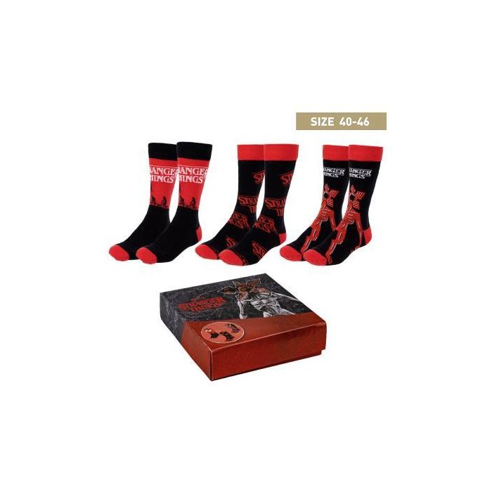 Cerdá Pack Calcetines 3 Piezas Stranger Things