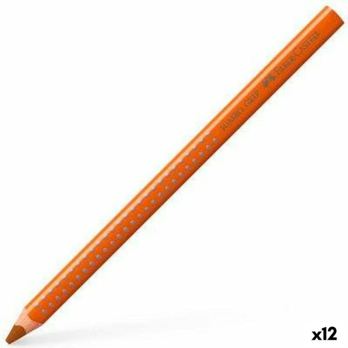 Lápices de colores Faber-Castell Jumpo Grip Ocre (12 Unidades) 1 Lápices de colores Faber-Castell Jumpo Grip Ocre (12 Unidades) 1