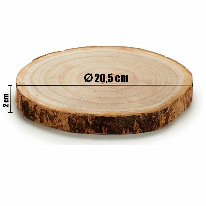 Figura Tronco Decorativo Diam 20,5 Cm Giftdecor (18 Unidades) 2 Figura Tronco Decorativo Diam 20,5 Cm Giftdecor (18 Unidades) 2