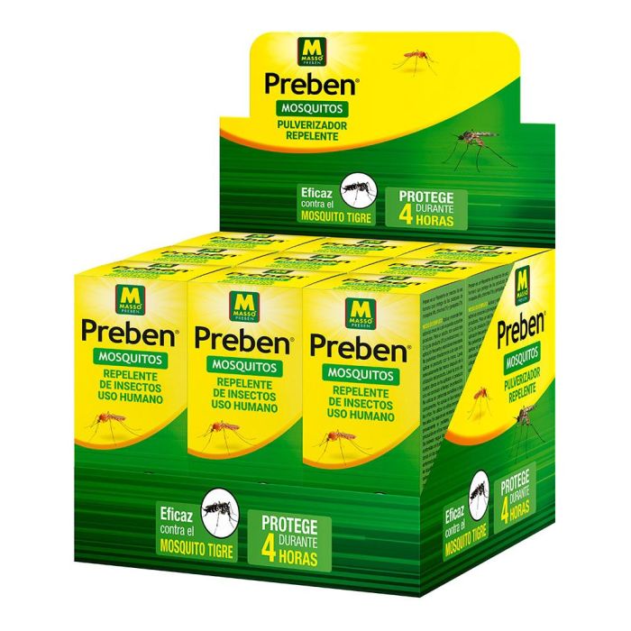 Preben Massó Repelente Antimosquitos Spray 100 ml Uso Humano. Protección Mosquitos, Chinches y Garrapatas. Eficaz Trópico, Pulverizador, Apto Avión. 1 Preben Massó Repelente Antimosquitos Spray 100 ml Uso Humano. Protección Mosquitos, Chinches y Garrapatas. Eficaz Trópico, Pulverizador, Apto Avión. 1