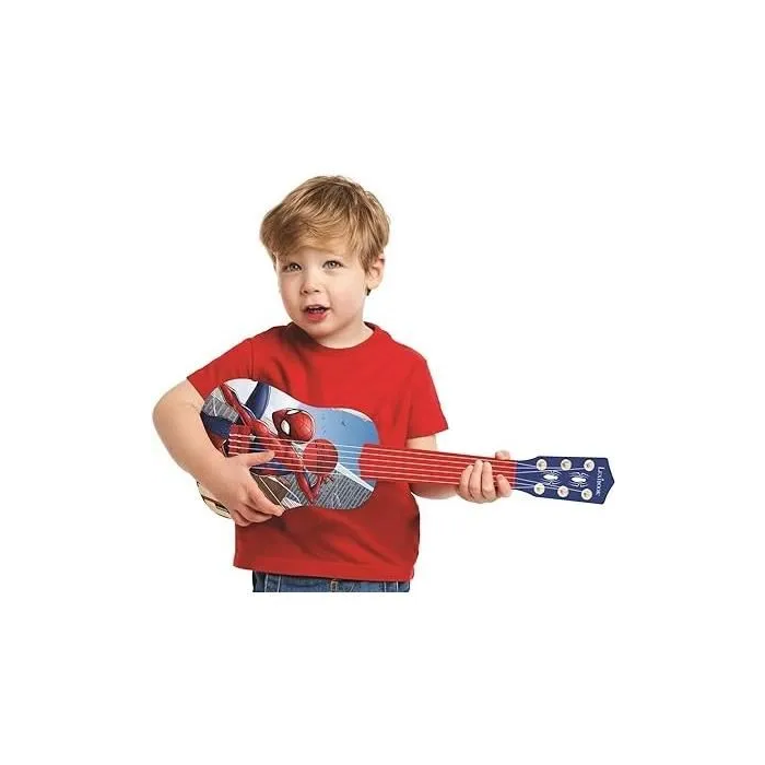 Lexibook LEXK200SP Mi Primera Guitarra Spider-Man 53cm Guía de aprendizaje incluida 1
