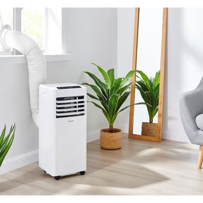 Oceanic Mobile Air Acondicionador - 7000 BTU - 2050W - Deshumidifier - Programable - Energía Clase A - Monobloc 5