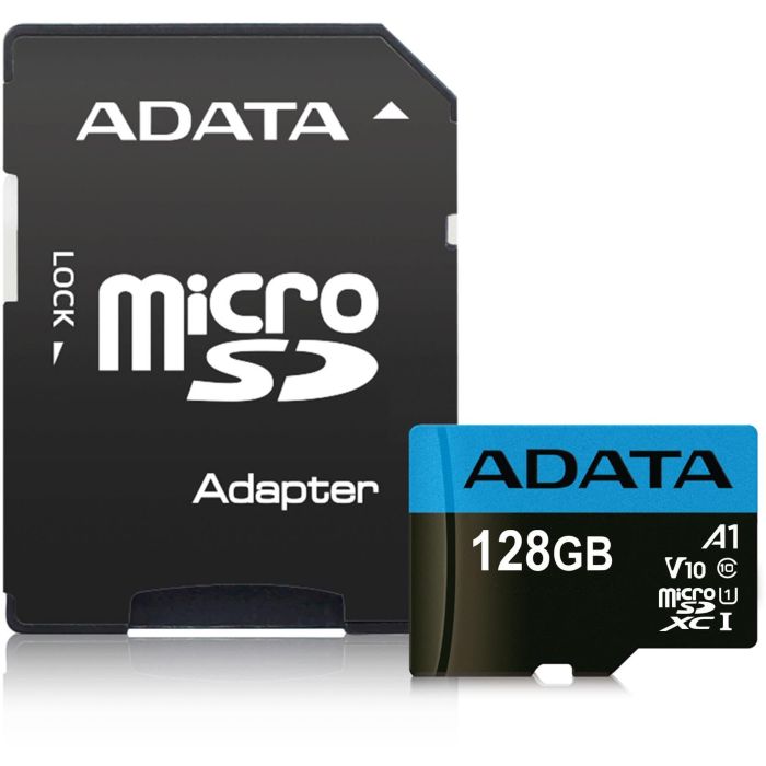 Adata Tarjeta Memoria Micro SD 128GB Clase 10 UHS-I con Adaptador SD 2 Adata Tarjeta Memoria Micro SD 128GB Clase 10 UHS-I con Adaptador SD 2