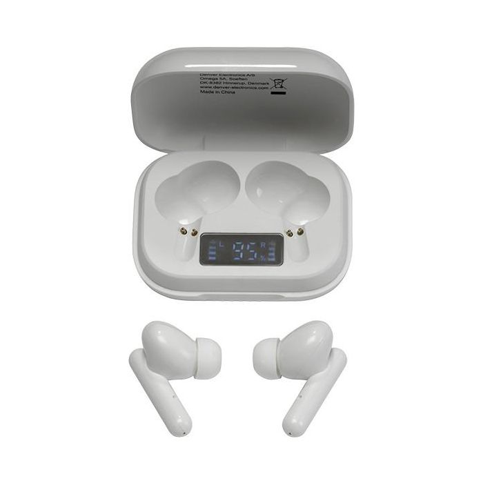 Auriculares Bluetooth Denver Electronics 111191120210 Blanco 6 Auriculares Bluetooth Denver Electronics 111191120210 Blanco 6