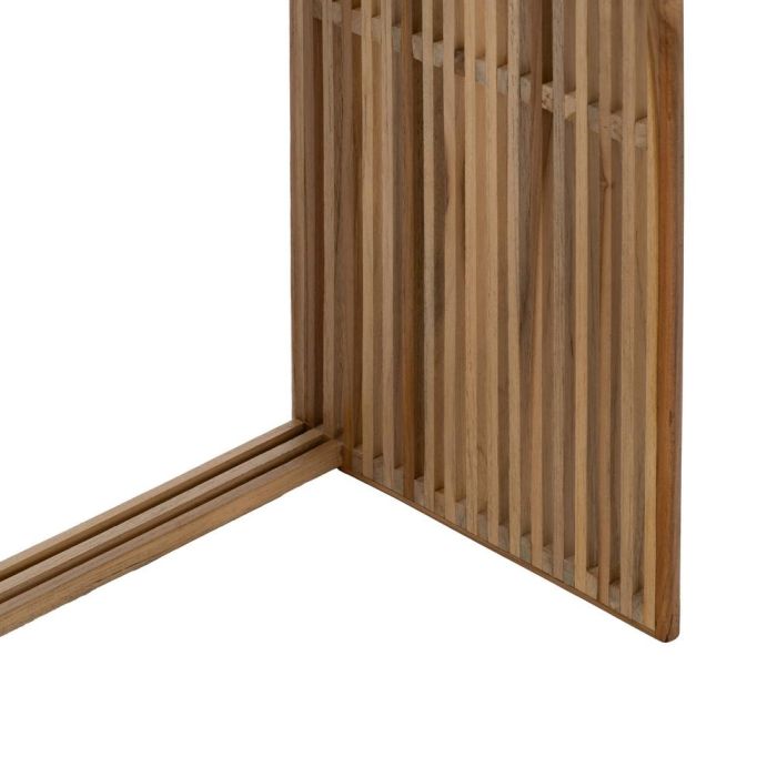 S/3 Mesa Auxiliar Natural Madera de Teca 65 X 30 X 66 cm