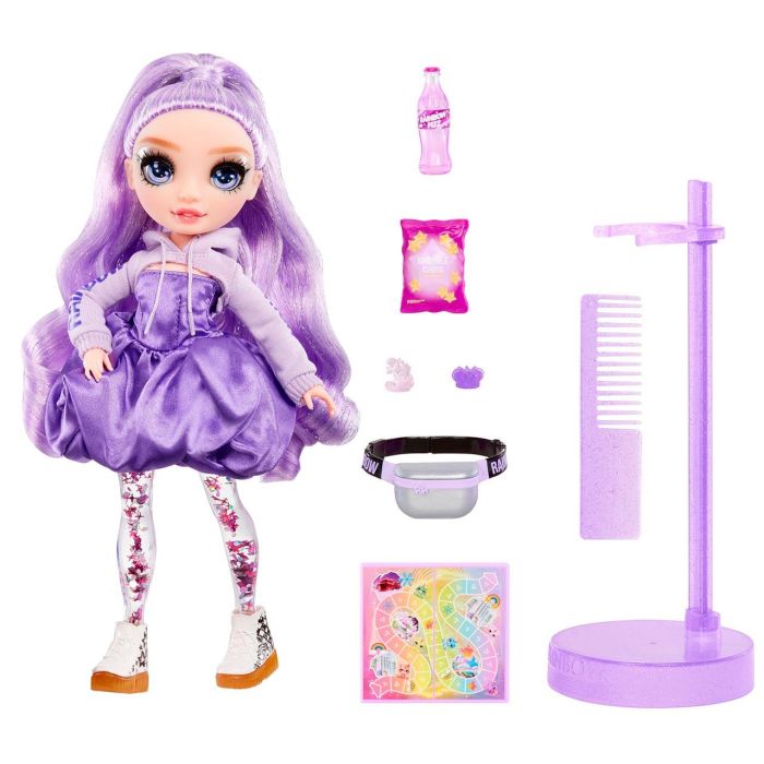 Muñeca Rainbow High Sparkle Y Shine - Viola 427810 Mga 1