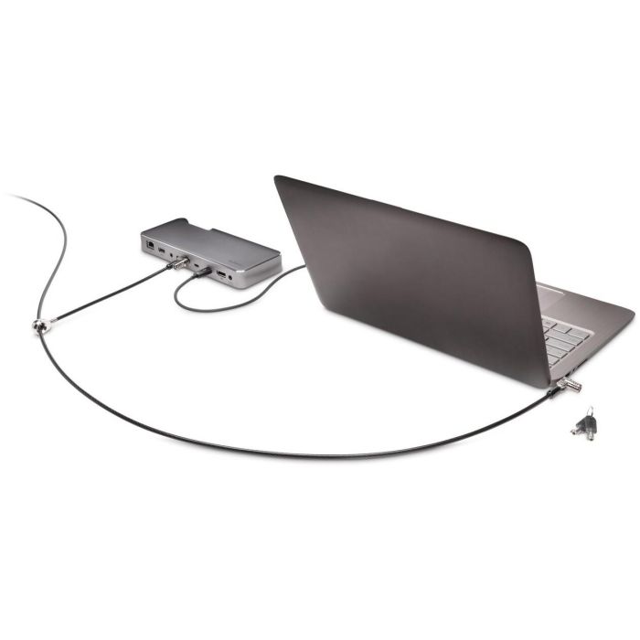 Kensington Candado con Llave MicroSaver 2.0 Twin Doble para Ordenadores Portátiles y Dispositivos, Cable Autoenrrollable 2 Kensington Candado con Llave MicroSaver 2.0 Twin Doble para Ordenadores Portátiles y Dispositivos, Cable Autoenrrollable 2