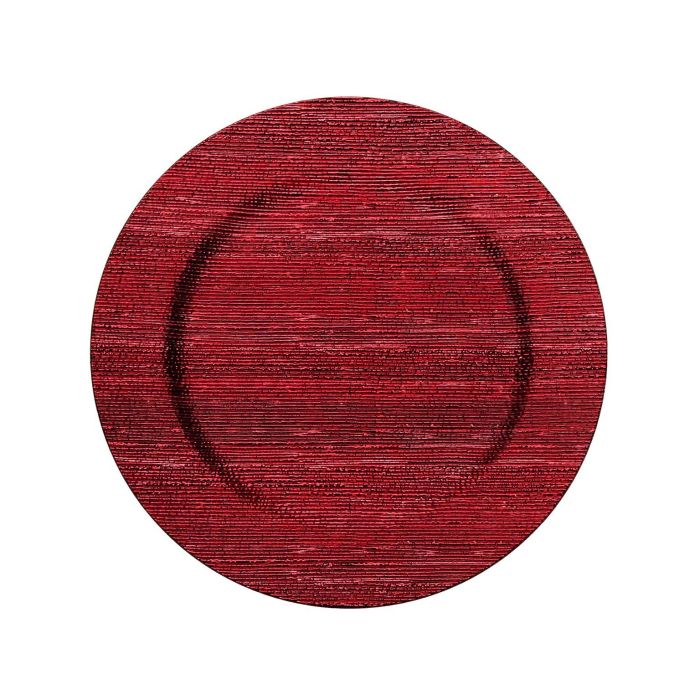 Bajoplato Rojo Versa (6 Unidades) Bajoplato Rojo Versa (6 Unidades)