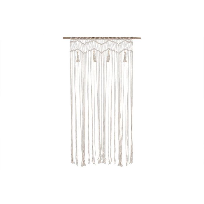 Decoracion Colgante Boho DKD Home Decor Blanco Natural 5 x 180 x 110 cm Decoracion Colgante Boho DKD Home Decor Blanco Natural 5 x 180 x 110 cm