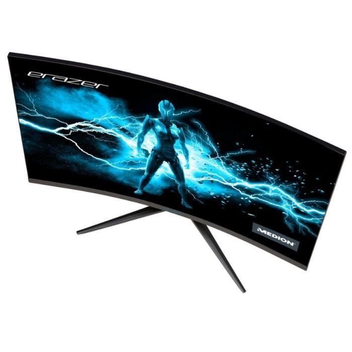 Pantalla PC Gamer Curva - MEDION MD22093 - 32 FHD - Panel VA - 1 ms - 165 Hz - HDMI/DP - Freesync 5