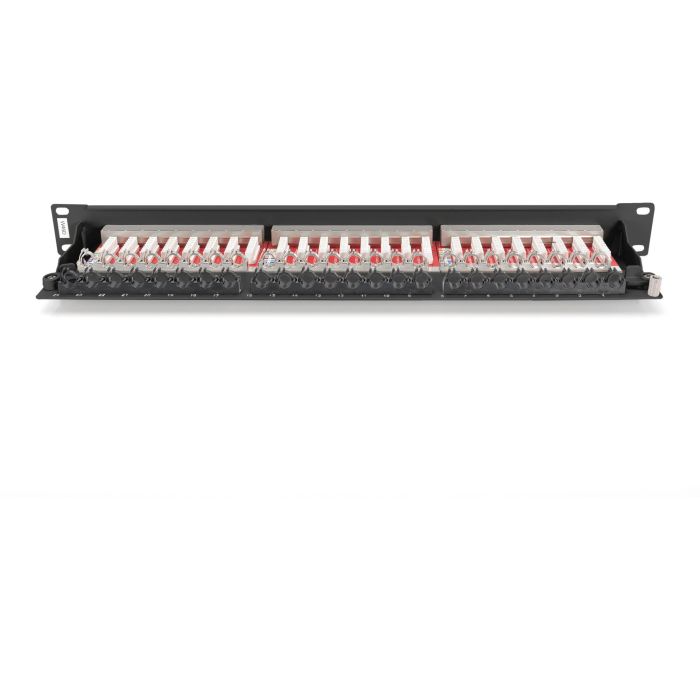 Digitus Patchpanel 1HE 24-Port Cat6a Apantallado Negro 1