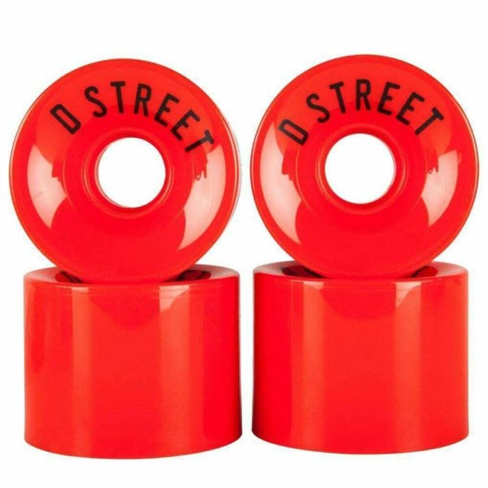 Ruedas Dstreet ‎DST-SKW-0001 59 mm Rojo 1