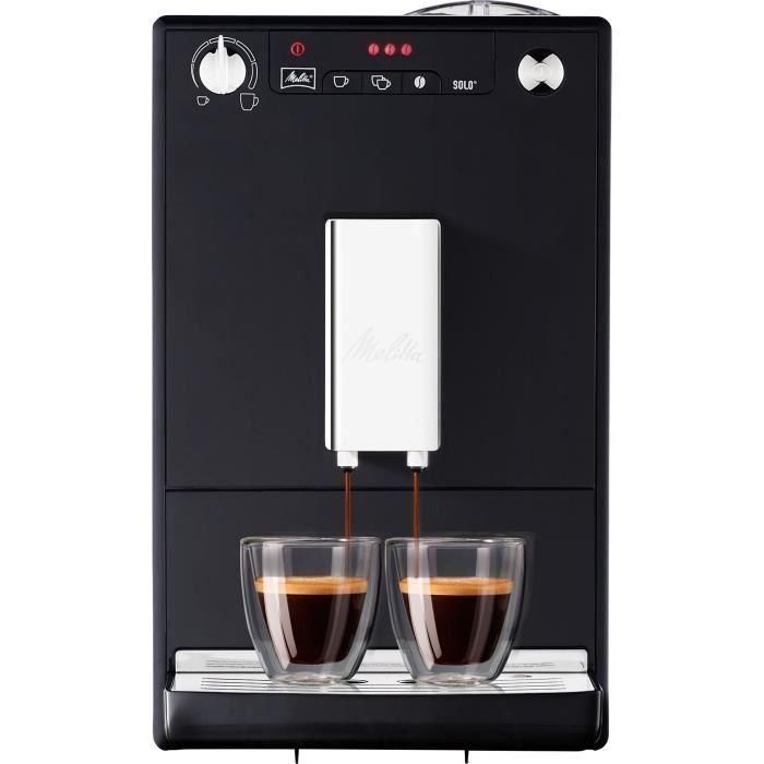 MELITTA E950-101 Cafetera espresso automática con molinillo Caffeo Solo - Negro