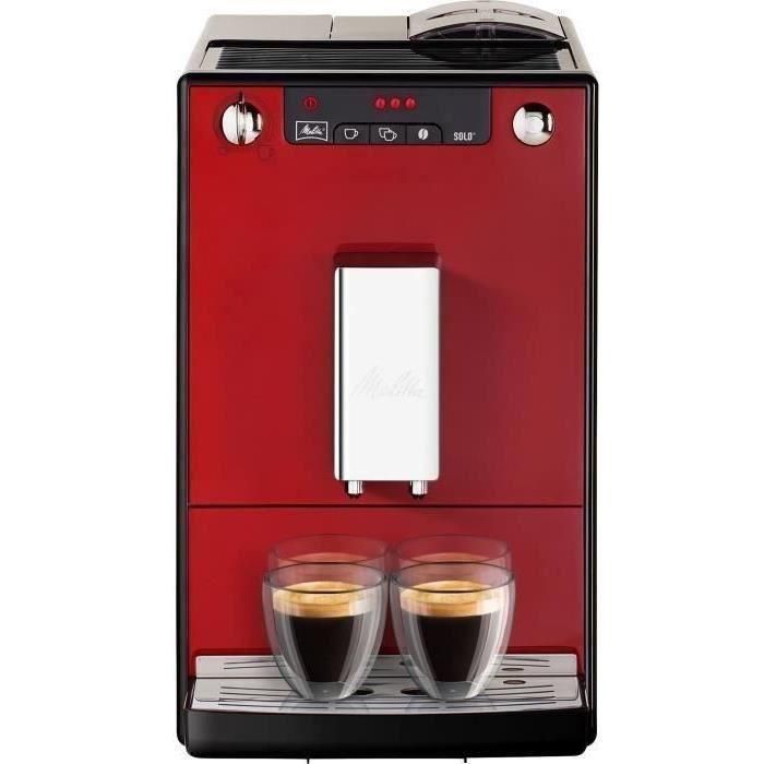 MELITTA E950-104 Cafetera espresso automática con molinillo Caffeo Solo - Rojo 1