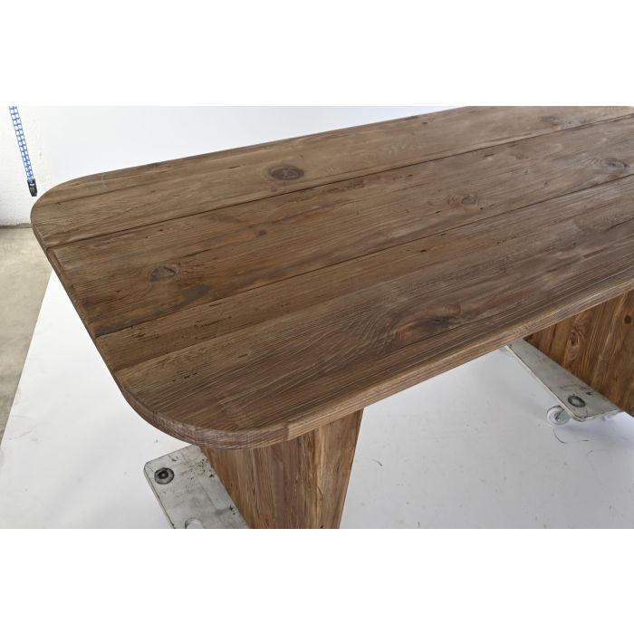 DKD Home Decor Mesa Comedor Alpino Natural Madera Reciclada Pino 180 x 90 x 77 cm 1