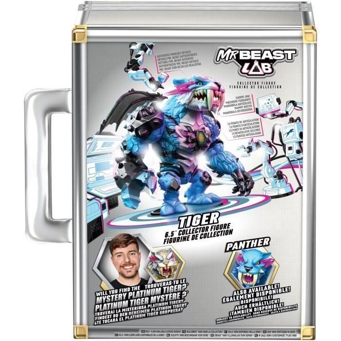 Moose Toys MOO0630996247273 Mr. Beast Lab Tiger Figura de Coleccionista 8,8 cm 1 Moose Toys MOO0630996247273 Mr. Beast Lab Tiger Figura de Coleccionista 8,8 cm 1