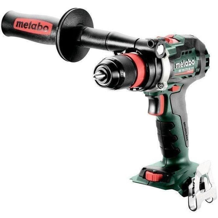 Taladro atornillador de batería - METABO - BS 18 LTX BL QI - 18 V - MetaBOX 145 L