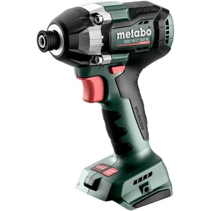 Atornillador de impacto a batería - METABO - SSD 18 LT 200 BL - 18 V - 200 Nm - Profesional