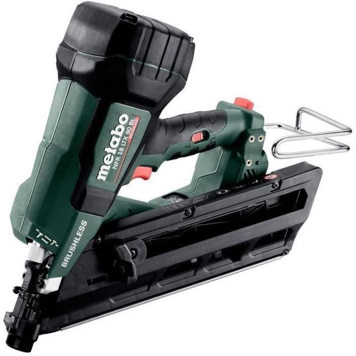 Clavadora a batería - METABO - 18 V - NFR 18 LTX 90 BL - MetaBOX 340