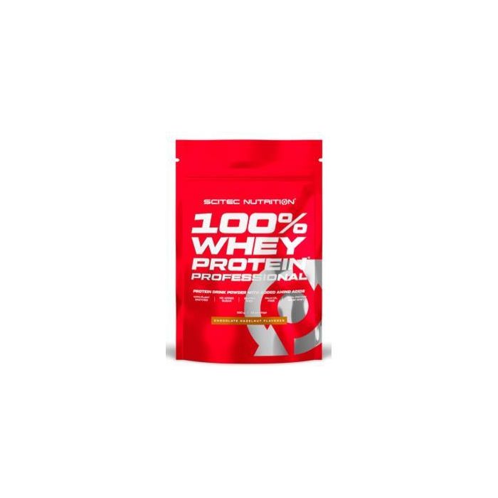 SCITEC NUTRITION 100% Whey Protein Professional 500g Choco-Avellana | Proteína de Suero para Aumentar y Mantener Masa Muscular