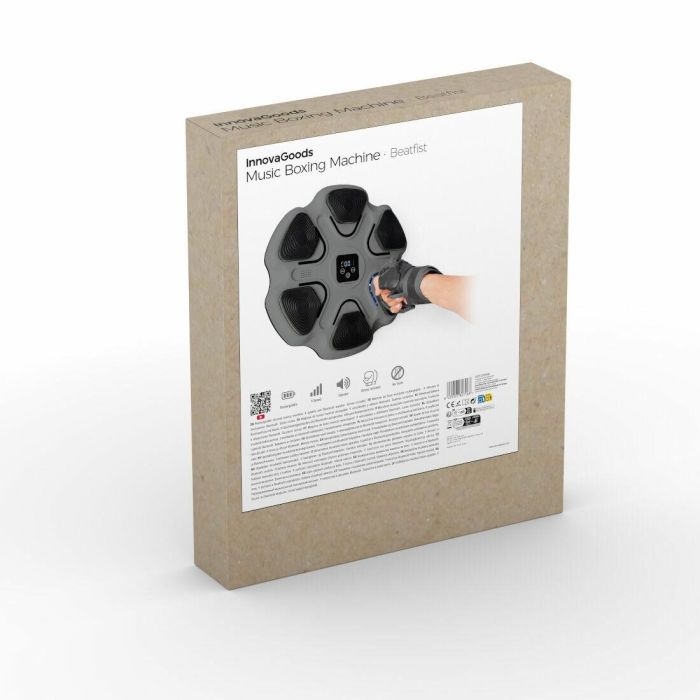 Máquina de Boxeo Musical Recargable Beatfist InnovaGoods 3 Máquina de Boxeo Musical Recargable Beatfist InnovaGoods 3
