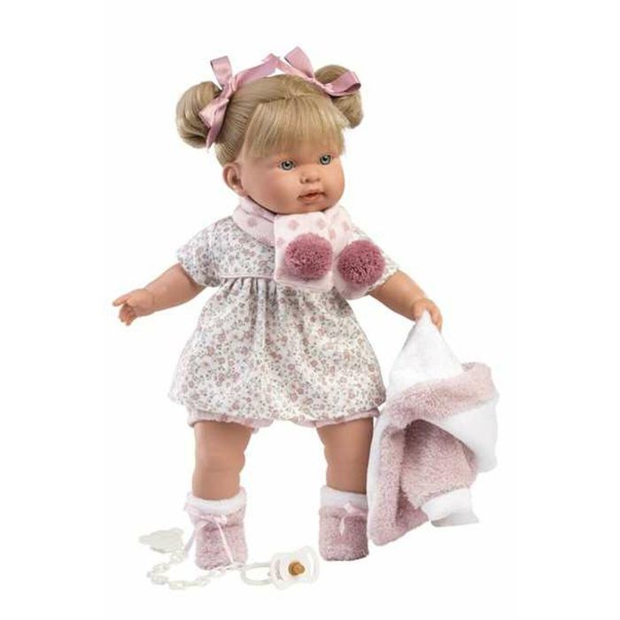 Muñeca alexandra llorona incluye chupete.42 cm. cuerpo tela 1 Muñeca alexandra llorona incluye chupete.42 cm. cuerpo tela 1