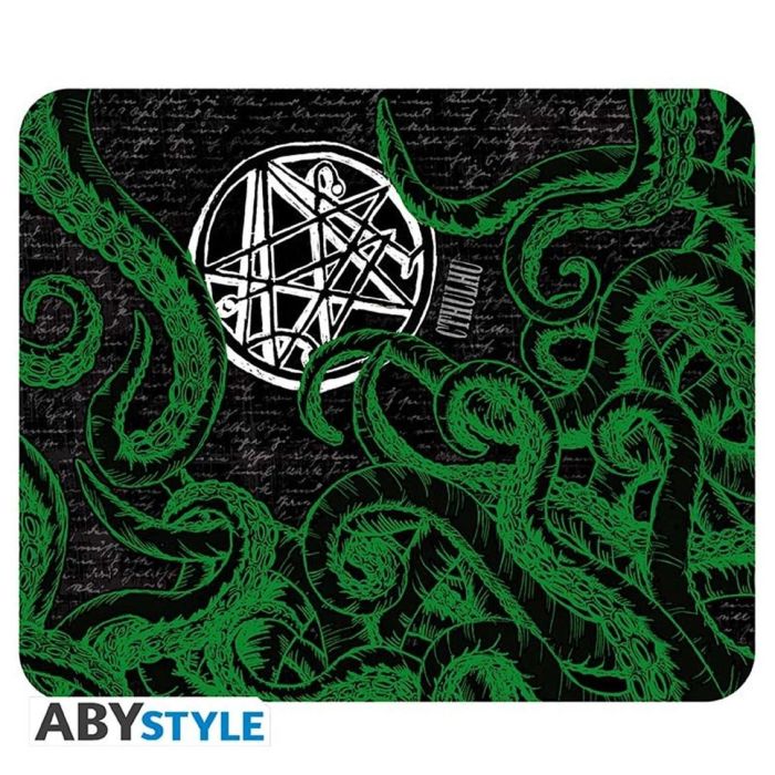 Abystyle Alfombrilla Cthulhu - Necronomicon, Tela tejida, Impresión alta calidad, Antideslizante